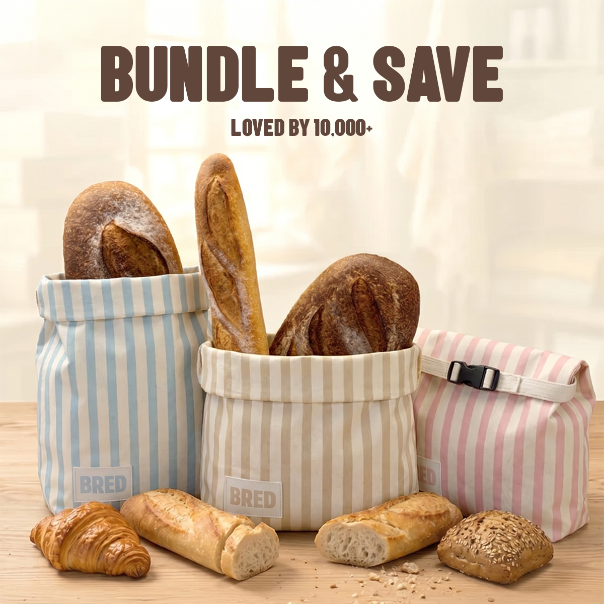 BRED Beeswax Bread Bag