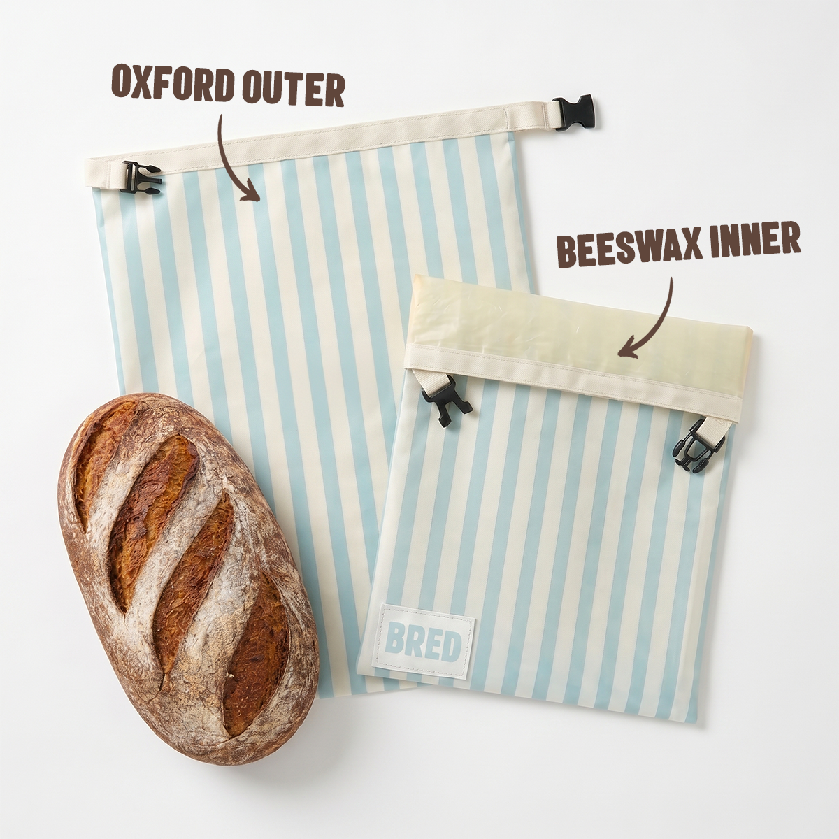 BRED Beeswax Bread Bag